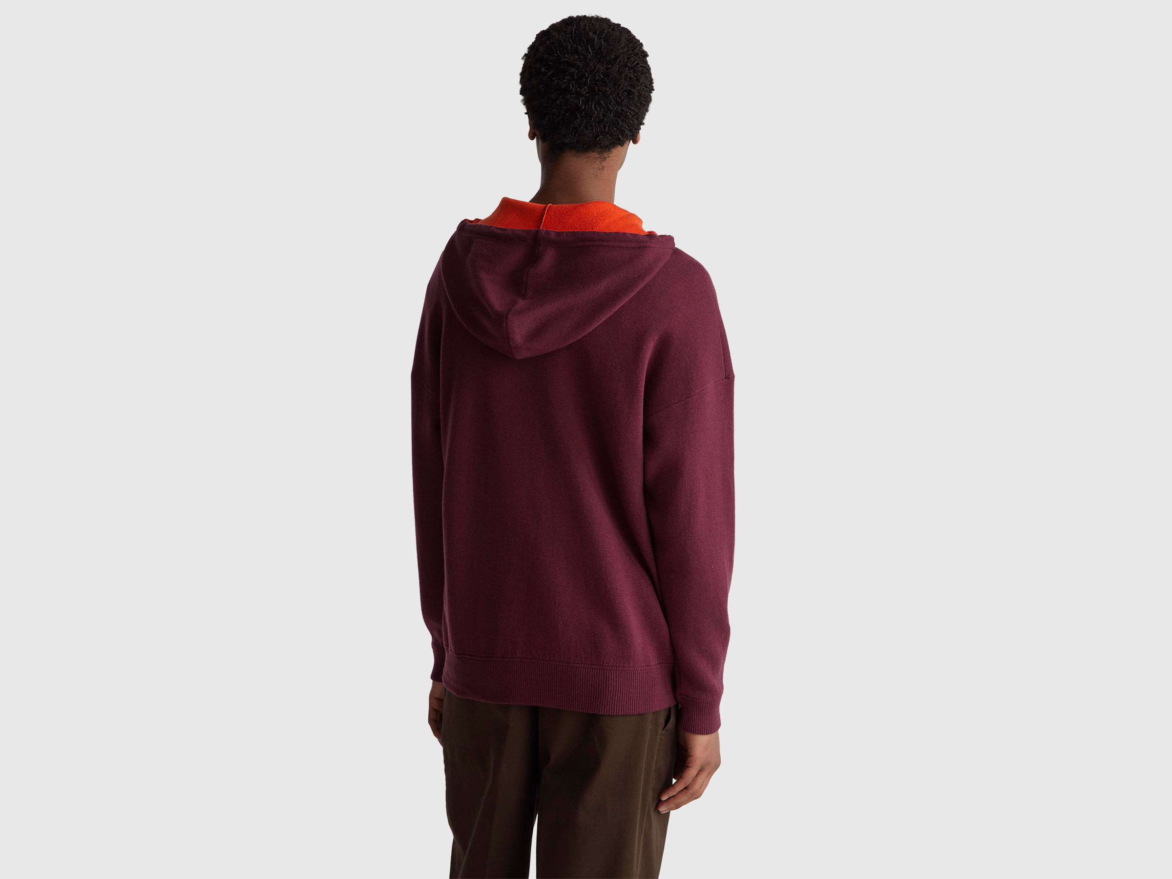 SWEATER W/HOOD Men image number 2